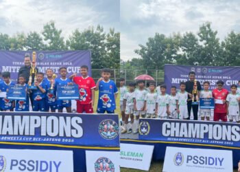 Dukung Pembinaan Pesepakbola Muda di Sleman, Legislatif Fasilitasi Lewat Turnamen Mitra Semesta Cup