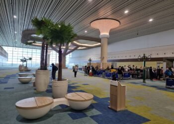 Situasi bandara YIA jelang arus mudik.