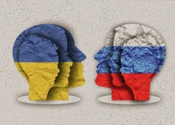 Ilustrasi ketegangan antara Ukraina dengan Rusia
