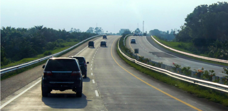 Ilustrasi tol Jogja menuju Exit Tol Tamanmartani, Sleman