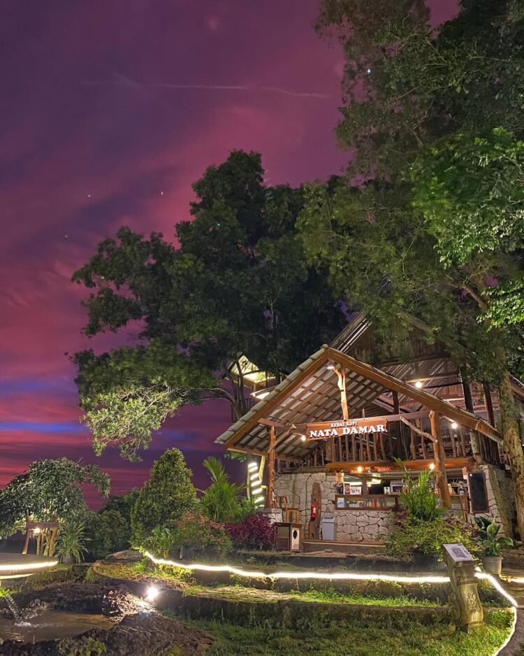 Kedai kopi Natadamar satu diantara kafe bernuansa alam yang cocok buat nongkrong syahdu di Bantul