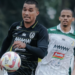Para pemain PSS Sleman menggelar latihan jaga kebugaran selama Ramadan