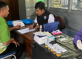 BNN menggelar tes urine kepada awak bus di Terminal Condongcatur