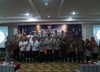 Mukercab dan Halal Bi Halal yang digelar BPC Gapensi Sleman di Rich Hotel Yogyakarta, Selasa (22/4/2025).