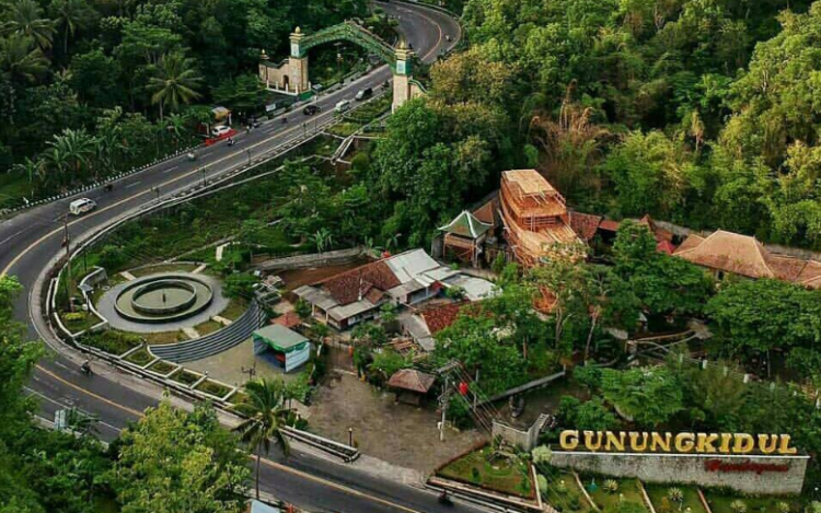 Lanskape masuk ke Kabupaten Gunungkidul