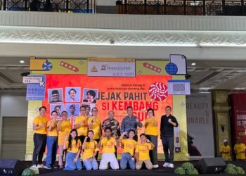 Acara tasyukan jelang produksi film Jejak Pahit Si Kembang Gula di Sleman City Hall, Selasa (15/4/2025)