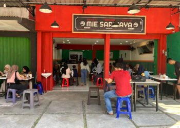 satu diantara penjual mie kekinian di wilayah Wates yakni mie sapi jaya