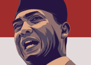 Ilustrasi Presiden Soekarno [pixabay/milaoktasafitri]