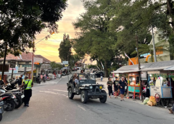 Ilustrasi suasana di kawasan wisata Kaliurang, Sleman