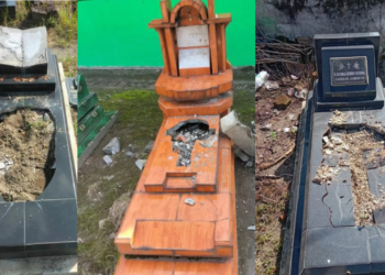 Sejumlah Nisan di Makam Ngentak Bantul Dirusak, Polisi Selidiki Motifnya