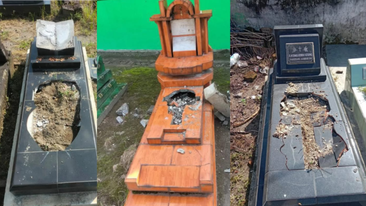 Sejumlah Nisan di Makam Ngentak Bantul Dirusak, Polisi Selidiki Motifnya