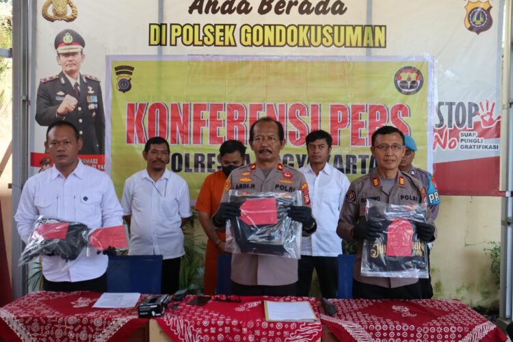 Polsek Gondokusuman Ungkap Kasus Curanmor, Pelaku Gunakan Kunci Palsu