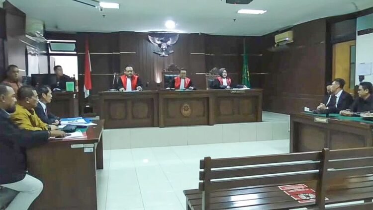 Sidang perdana perkara dugaan ijazah palsu Jokowi yang digelar di Pengadilan Negeri Sleman, Kamis (22/5/2025)