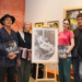 Luna Maya bersama keluarga membuka pameran Uut Bambang Sugeng