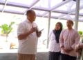 Bupati Sleman Harda Kiswaya menemui guru honorer di Sleman yakni Evi Fatimah dan suami yang jadi korban mafia tanah