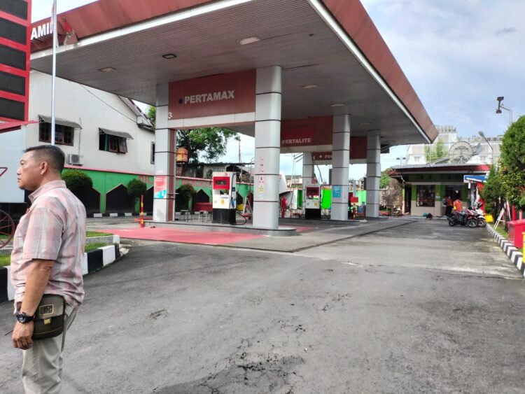 Lokasi SPBU 44.552.14 di Jalan Letjen Suprapto, Pringgokusuman, Gedongtengen, Kota Yogyakarta, yang sempat meledak pada Selasa (27/5/2025) pukul 13.15 WIB.