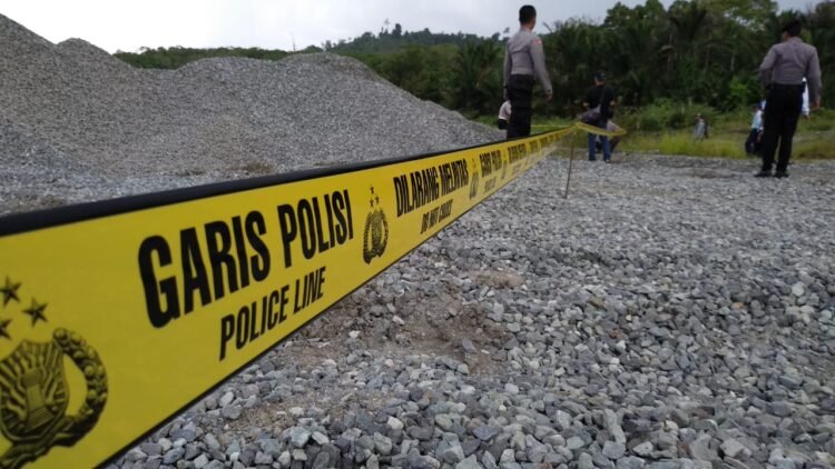 ilustrasi garis batas polisi