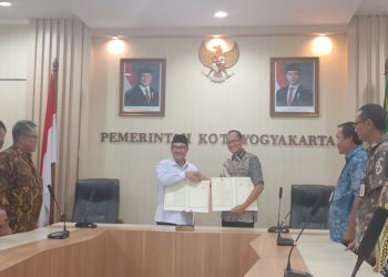 Wali Kota Yogyakarta Hasto Wardoyo menjalin kerja sama dengan Kejari Yogyakarta untuk mempertebal program Wilayah Bebas Korupsi, Jumat (23/5/2025)