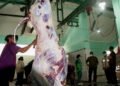 aktivitas penyembelihan hewan di RPH Giwangan. Sambut Iduladha, Pemkot Yogyakarta membuka jasa pemotongan hewan kurban di RPH Giwangan