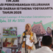 Perwakilan Tim Juri Lomba Kelurahan Tingkat DIY, Rini Sri Wahyuni, S.E., M.M saat memberikan sambutan.