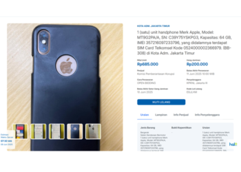 KPK Lelang Barang Rampasan, Ada iPhone Mulai Rp685 Ribu