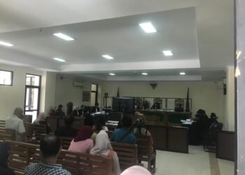 Pengadilan Negeri Yogyakarta kembali menggelar sidang lanjutan kasus dugaan korupsi dana hibah penanganan dampak PPKM COVID-19 pada Rabu (18/6/2025). (oliv)