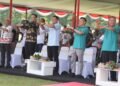 Wabup Sleman Wakili DIY Serahkan Estafet Kirab Bangga Kencana ke Jawa Tengah