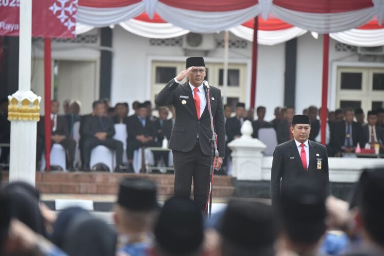 Wakil Bupati Sleman, Danang Maharsa saat Upacara Peringatan Hari Lahir Pancasila