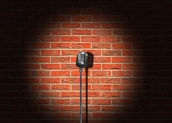 Ilustrasi stand up comedy