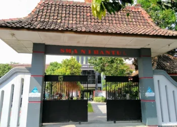 Satu diantara SMA terbaik di Bantul yakni SMA N 1 Bantul