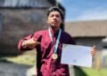 Bangkit Setiyoko, mahasiswa Fakultas Peternakan Universitas Gadjah Mada (UGM), meraih juara pertama dalam ajang Competition of Animal Science 2025.(sumber : tangkapan layar ugm.ac.id).