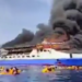 Detik-Detik KM Barcelona V Terbakar, Penumpang Terjun ke Laut Selamatkan Diri