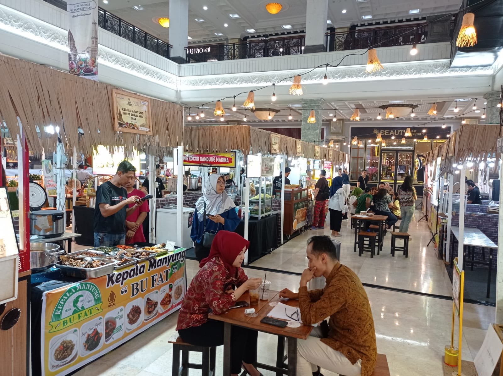 Gelaran Festival Kuliner Tjap Legende di Sleman City Hall, mulai Selasa (8/7/2025). [populi.id]