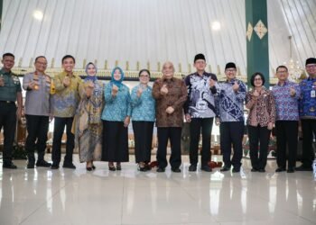 Kabupaten Sleman menjadi tuan rumah peringatan puncak Harganas ke-32 tingkat DIY, di Pendopo Parasamya