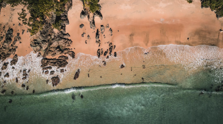 Ilustrasi pasir laut