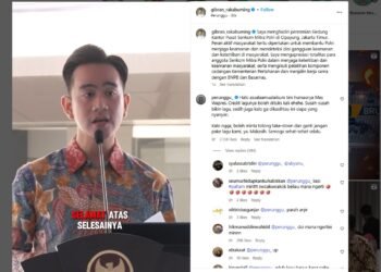 Unggahan video di akun Instagram resmi Wakil Presiden Gibran Rakabuming Raka (@gibran_rakabuming) menuai sorotan warganet