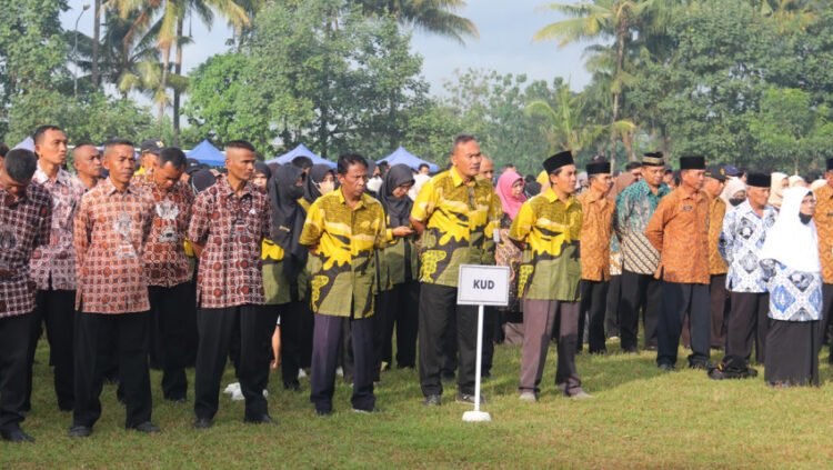Pemkab Bantul menggelar kegiatan memeringati Hari Koperasi sekaligus meresmikan Koperasi Desa Merah Putih di wilayahnya, Selasa (15/7/2025)