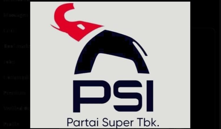 logo baru PSI bergambar Gajah bertuliskan Partai Super Tbk