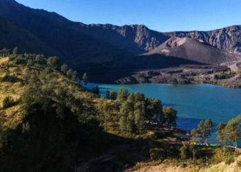 kawasan pendakian Gunung Rinjani yang beberapa waktu terakhir jadi sorotan lantaran terjadinya sejumlah insiden