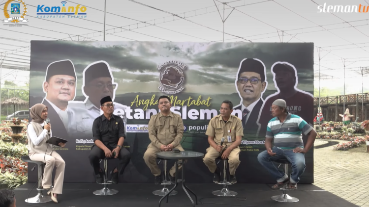 Acara talkshow Srawung Sleman bertajuk Mengangkat Martabat Petani Sleman