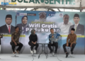 Talkshow Srawung Sleman bertajuk Wi-fi Gratis Padukuhan Benarkah Bermanfaat? yang berlangsung di Bulak Senthe Resto