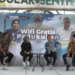 Talkshow Srawung Sleman bertajuk Wi-fi Gratis Padukuhan Benarkah Bermanfaat? yang berlangsung di Bulak Senthe Resto