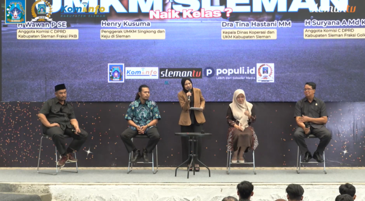 Talkshow Srawung Sleman bertajuk Sudahkah UMKM di Sleman Naik Kelas?