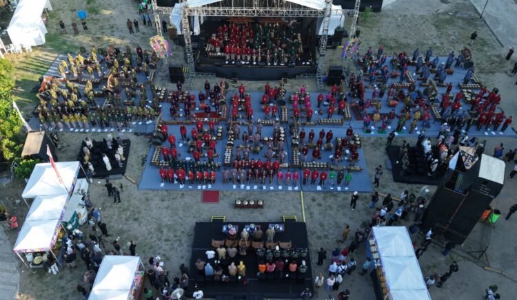 Yogyakarta Gamelan Festival edisi ke-30 dibuka pada Senin (21/07/2025) sore di Taman Budaya Embung Giwangan, Yogyakarta. (dok. IG/@komunitasgayam16)