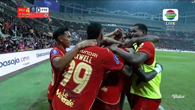 Brace Allano Brendon Antar Persija Jakarta Bungkam Persita Tangerang 4-0 di JIS