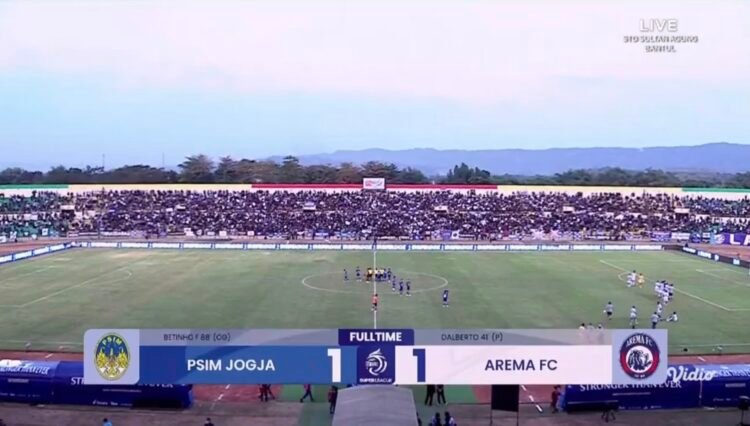 Drama Penalti dan Gol Bunuh Diri Warnai Laga PSIM vs Arema, Berakhir 1-1