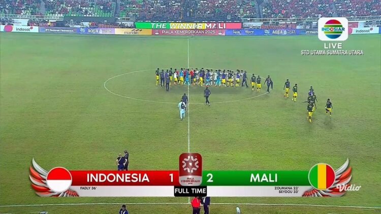 Timnas Indonesia U-17 harus puas menjadi runner-up Piala Kemerdekaan 2025 setelah takluk 1-2 dari Mali