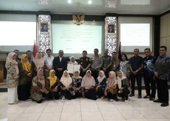 Bertempat di Aula Kantor Bappeda Sleman, penandatanganan kesepakatan ini dihadiri langsung oleh Bupati Sleman, Harda Kiswaya. (dok.prokopim Sleman)