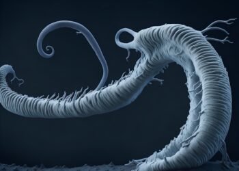 Ilustrasi cacing pita