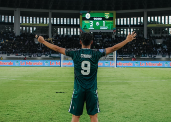 Hokky Caraka kini berpisah jalan dengan PSS Sleman dan bergabung bersama Persita Tangerang